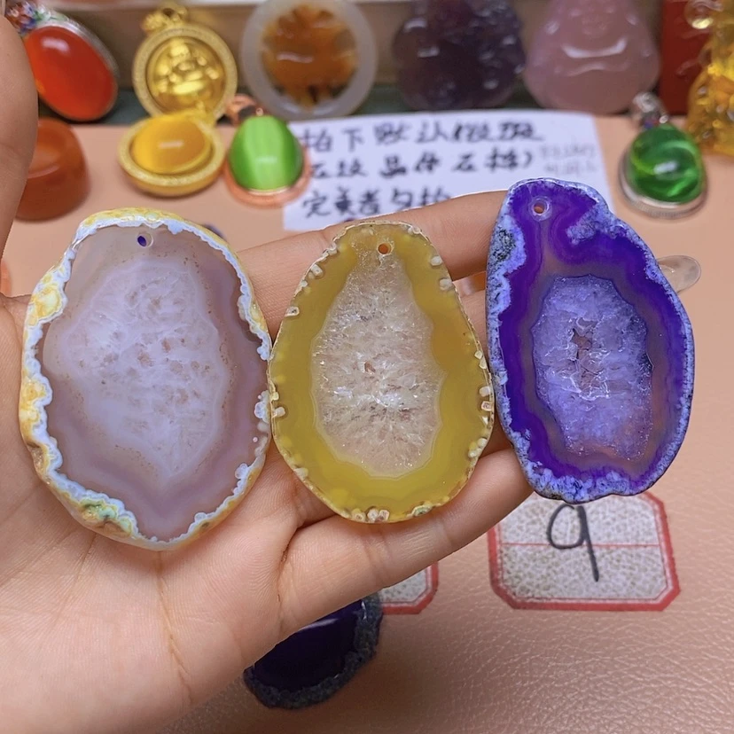 【闪购商品】玛瑙/玉髓颈饰未镶嵌一***?