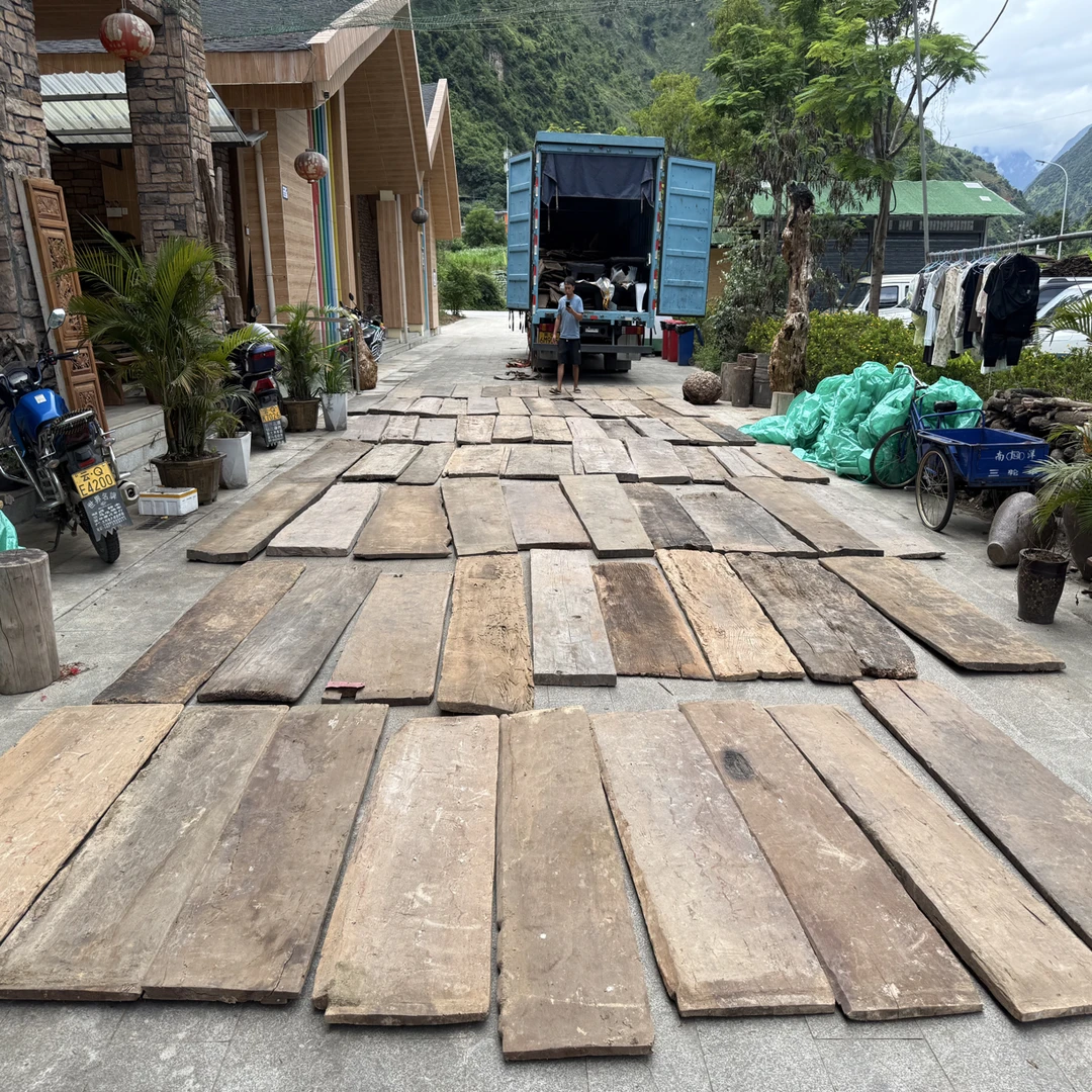 风化板天然用于庭院台阶园林古建地铺石农村老物件