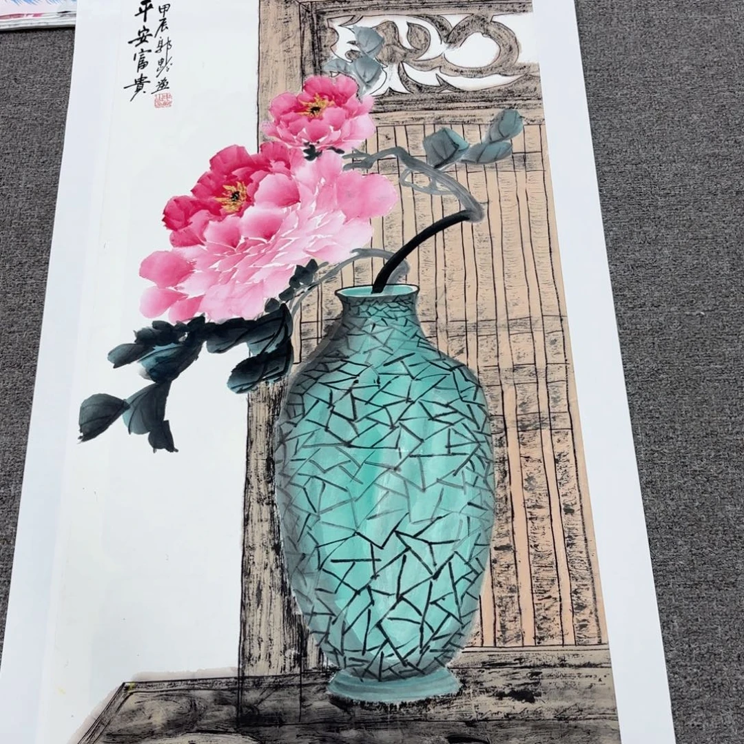 国画国画作品多次
