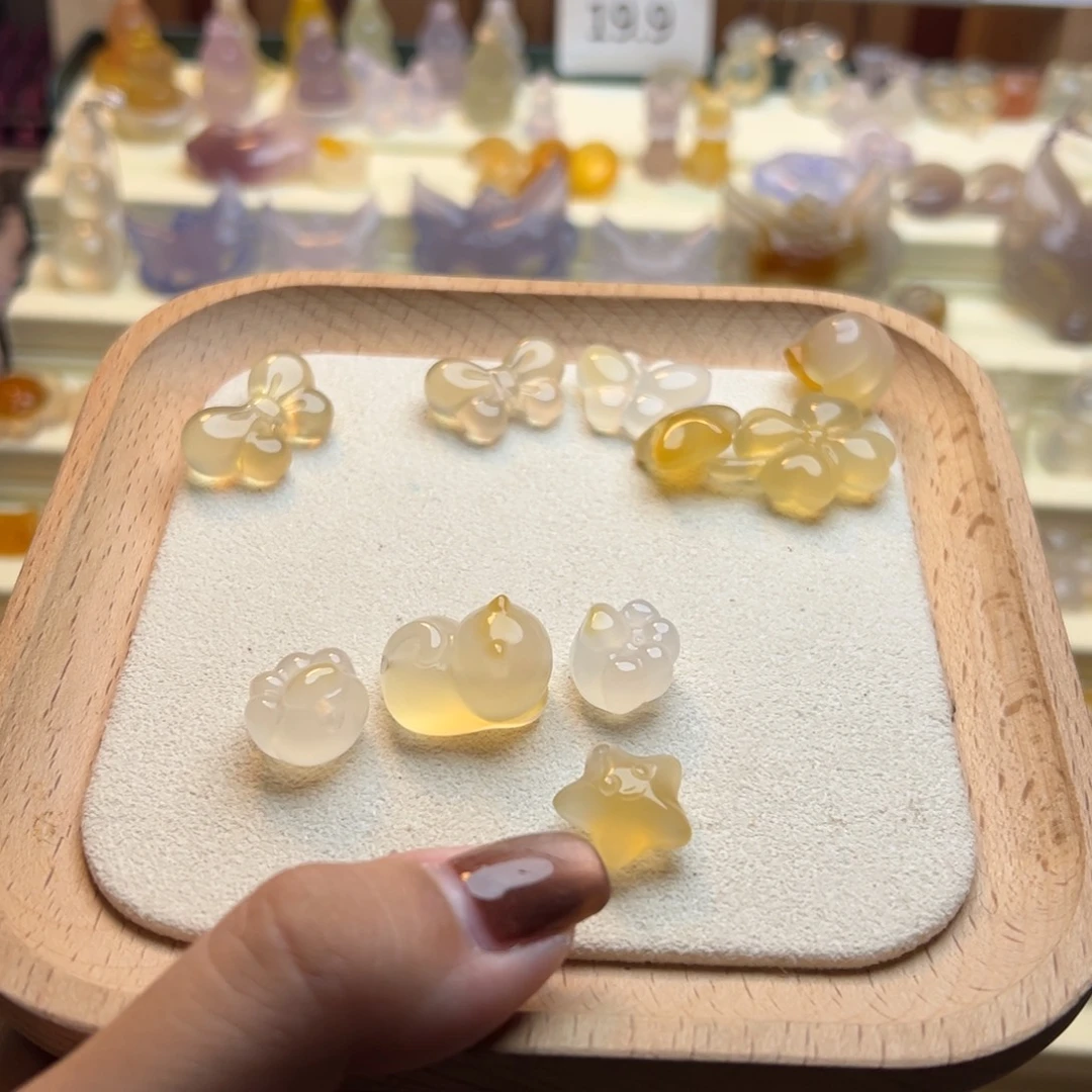 玛瑙/玉髓合金颈饰