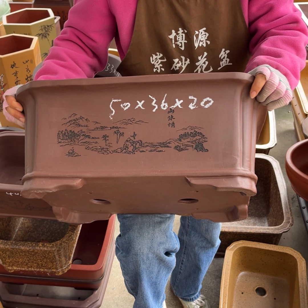 紫砂花盆盆景艺术