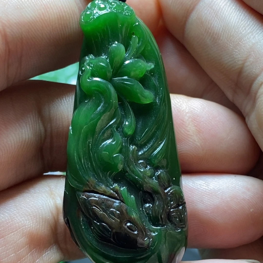 和田玉（碧玉）未镶嵌挂件