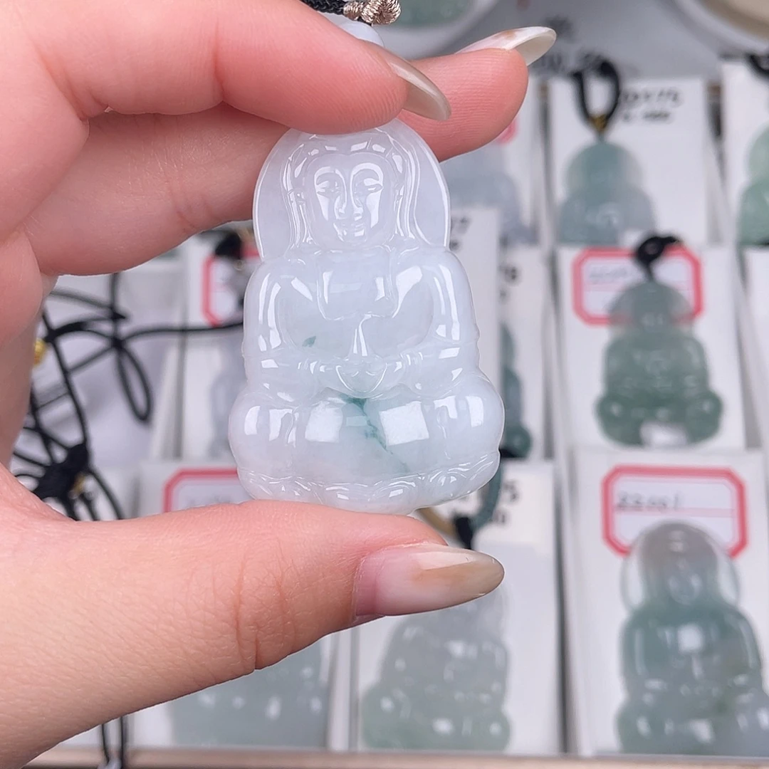 翡翠未镶嵌颈饰za088-5