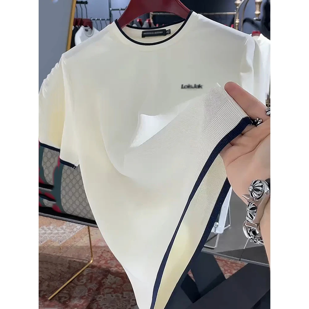 特大码300斤潮流个性简约短袖T恤男女装夏季休闲运动时尚百搭上衣