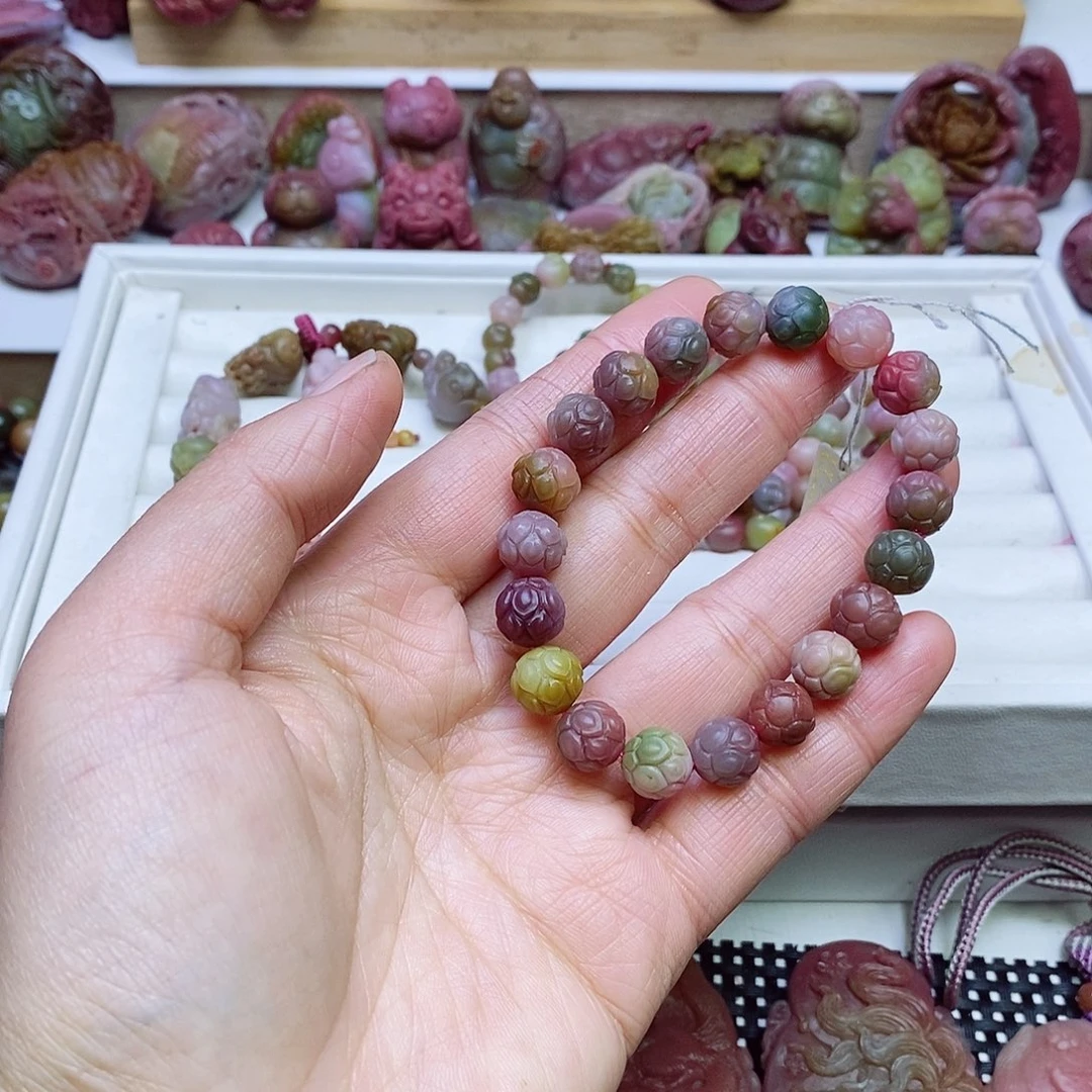 玛瑙/玉髓盐源玛瑙手链未镶嵌