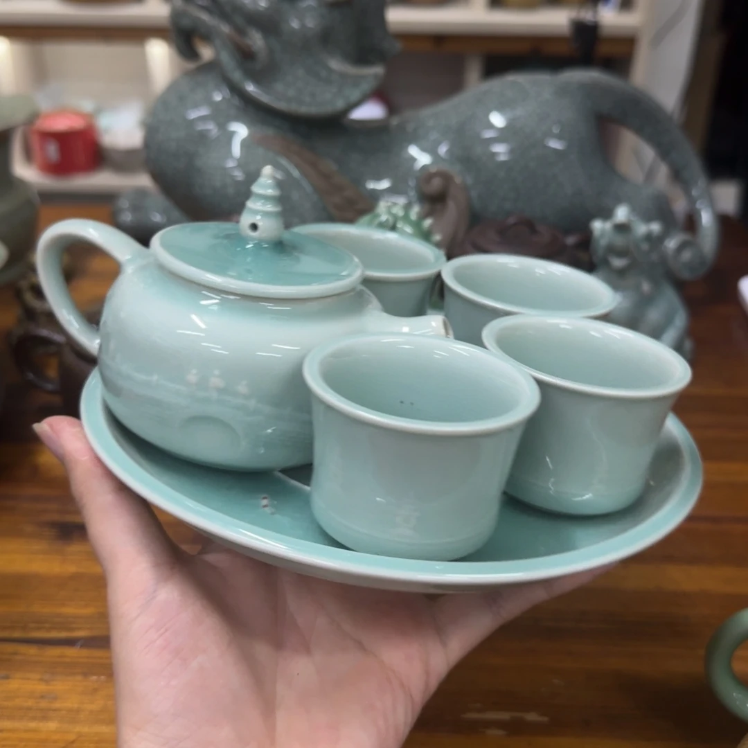 小仲青瓷茶具微瑕1152