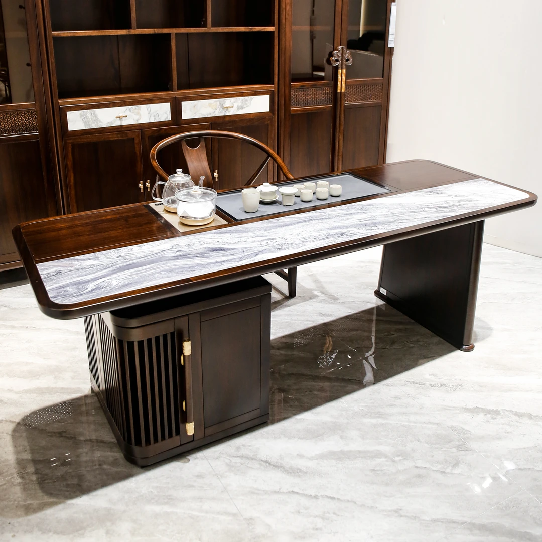 （大利家居）ZTJJ1803茶台主椅黑檀木家用高品质