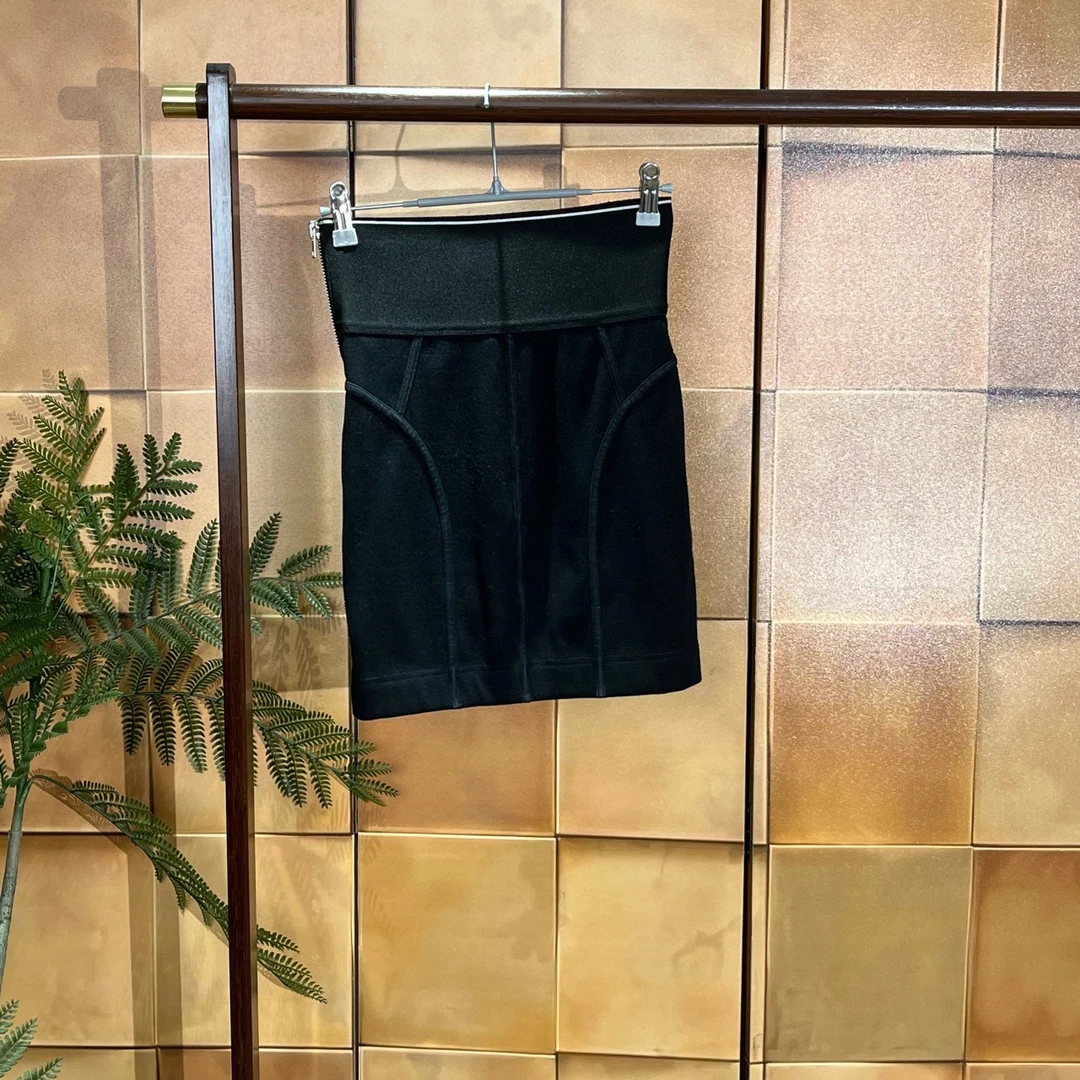 Alexander Wang大王黑色弹力包臀裙/xs码/99新/25607