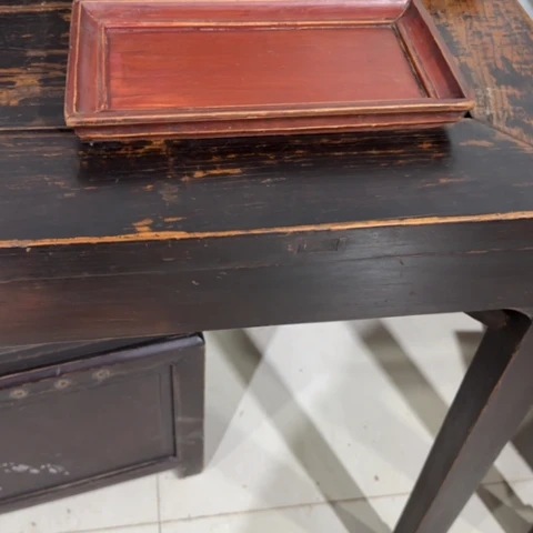 嘉***齋有机玻璃老家具仿古老盘子