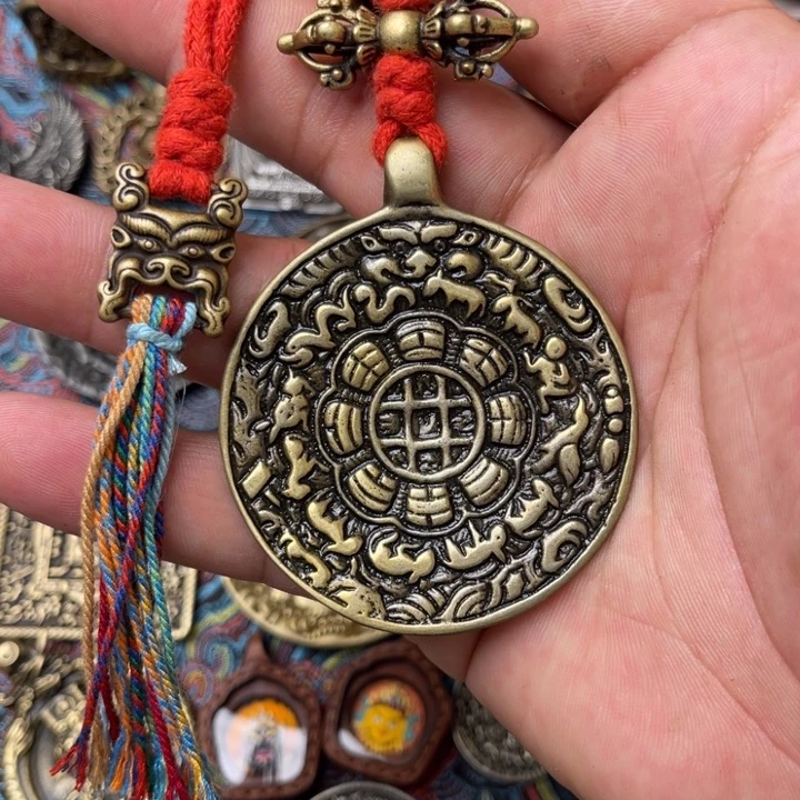 藏式风格九宫八卦牌