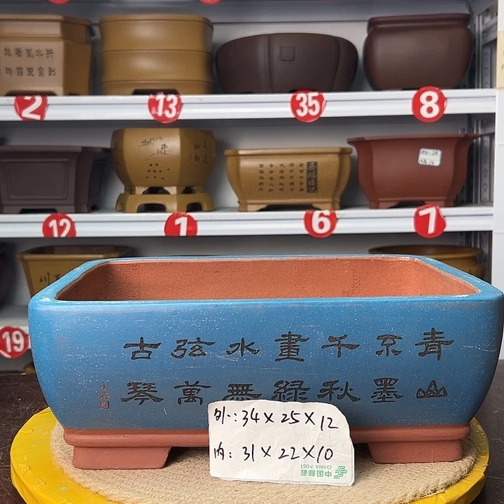 花盆紫砂蛇年大吉
