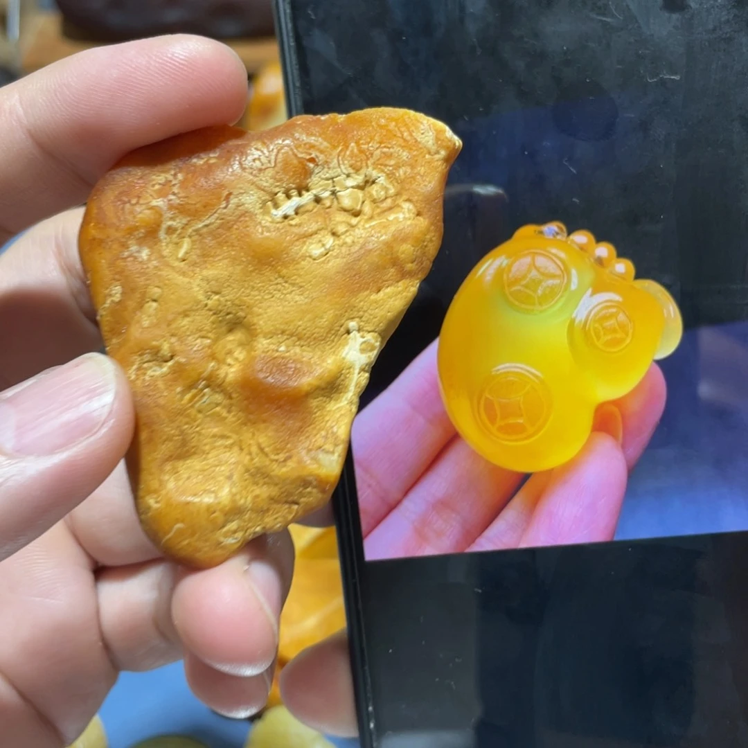 定制蜜蜡未镶嵌波罗的海琥珀蜜蜡