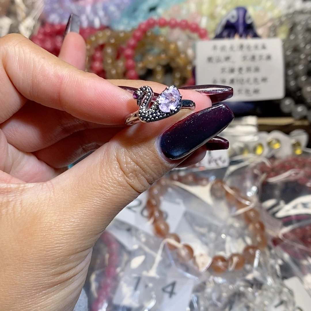 【闪购商品】水晶手链银S925镶嵌戒指202