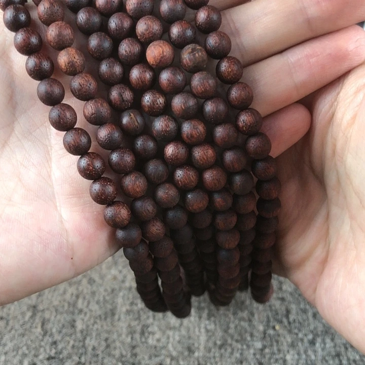 降真香手串/手链08/108红油金丝糖结爆香