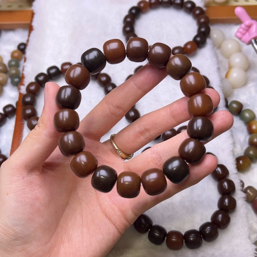 手串菩提根/象牙果全棕凝香卡14