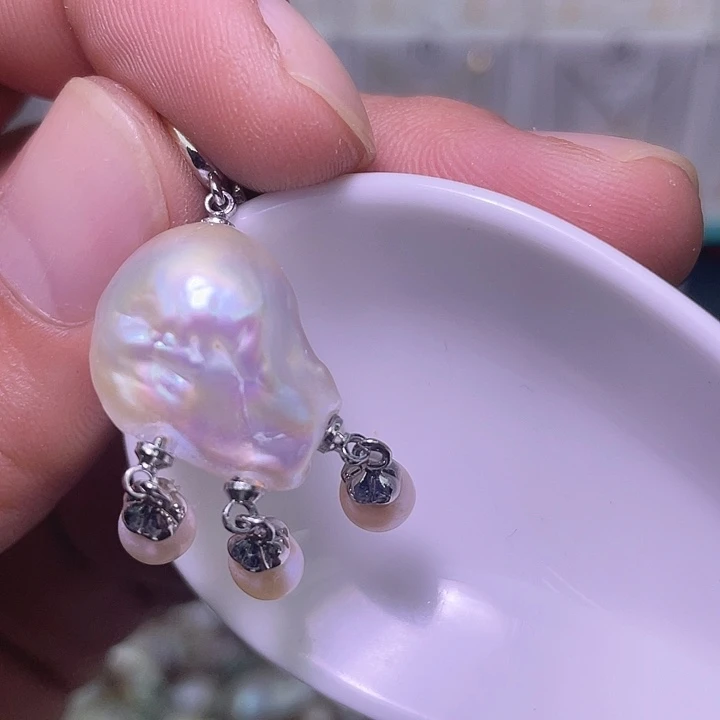 颈饰合金淡水珍珠18