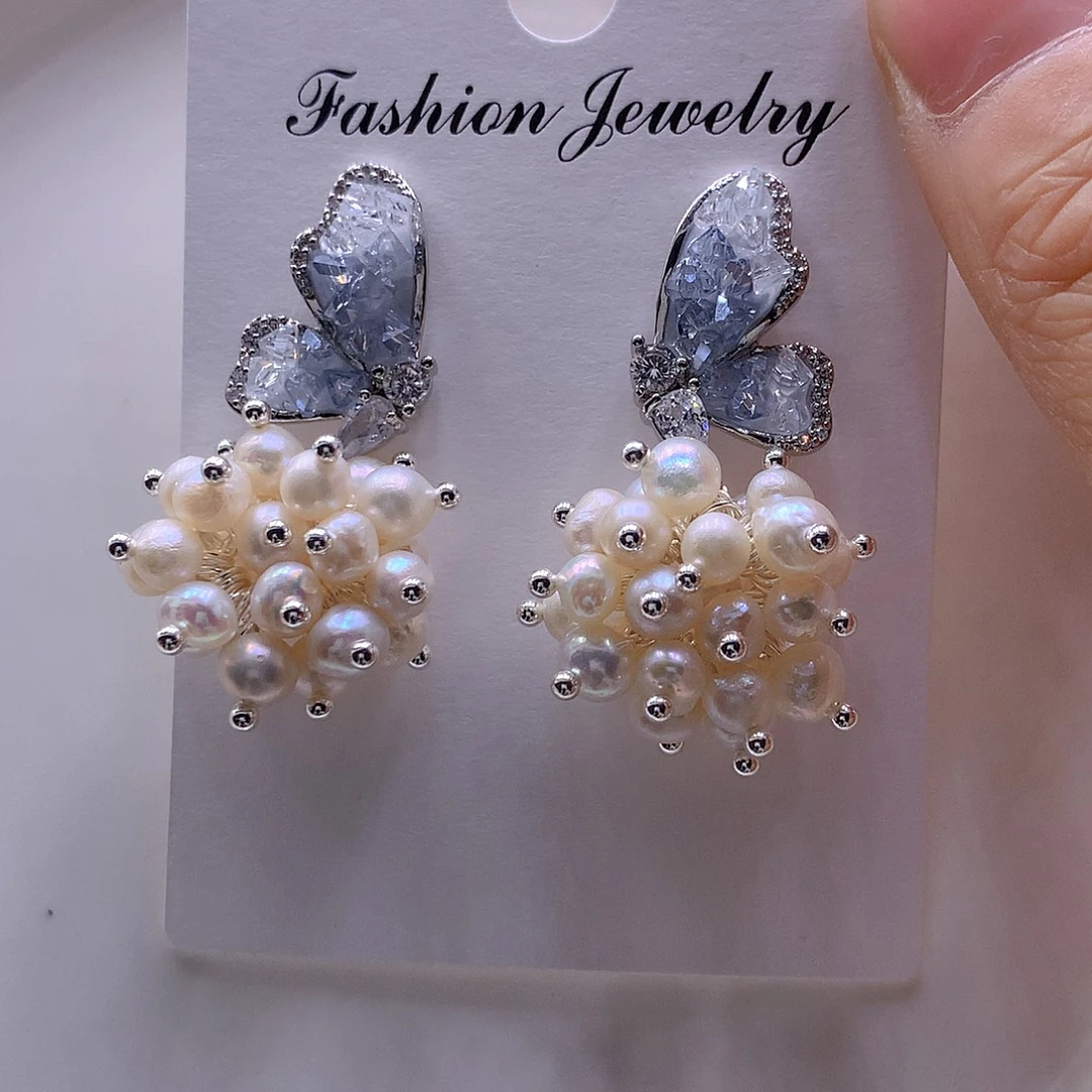 耳饰未镶嵌淡水珍珠