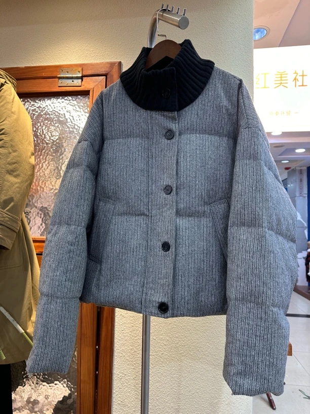 保暖立领纯色棉服棉衣潮流加厚女装百搭短外套女士上衣冬季