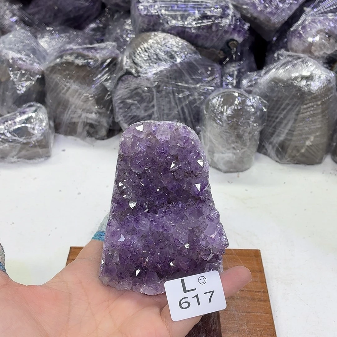 未镶嵌水晶摆件天然紫水晶