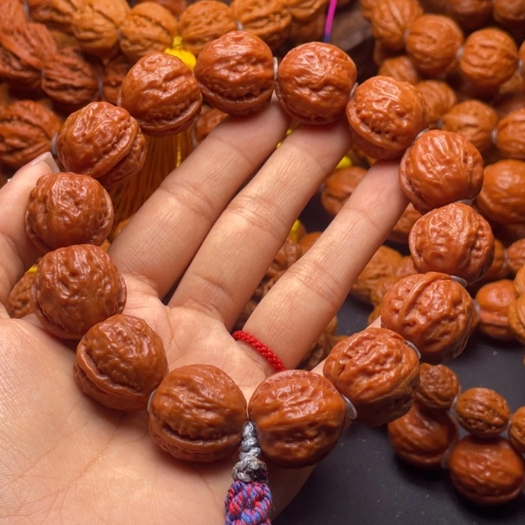 文玩核桃手串桃心蛤蟆头