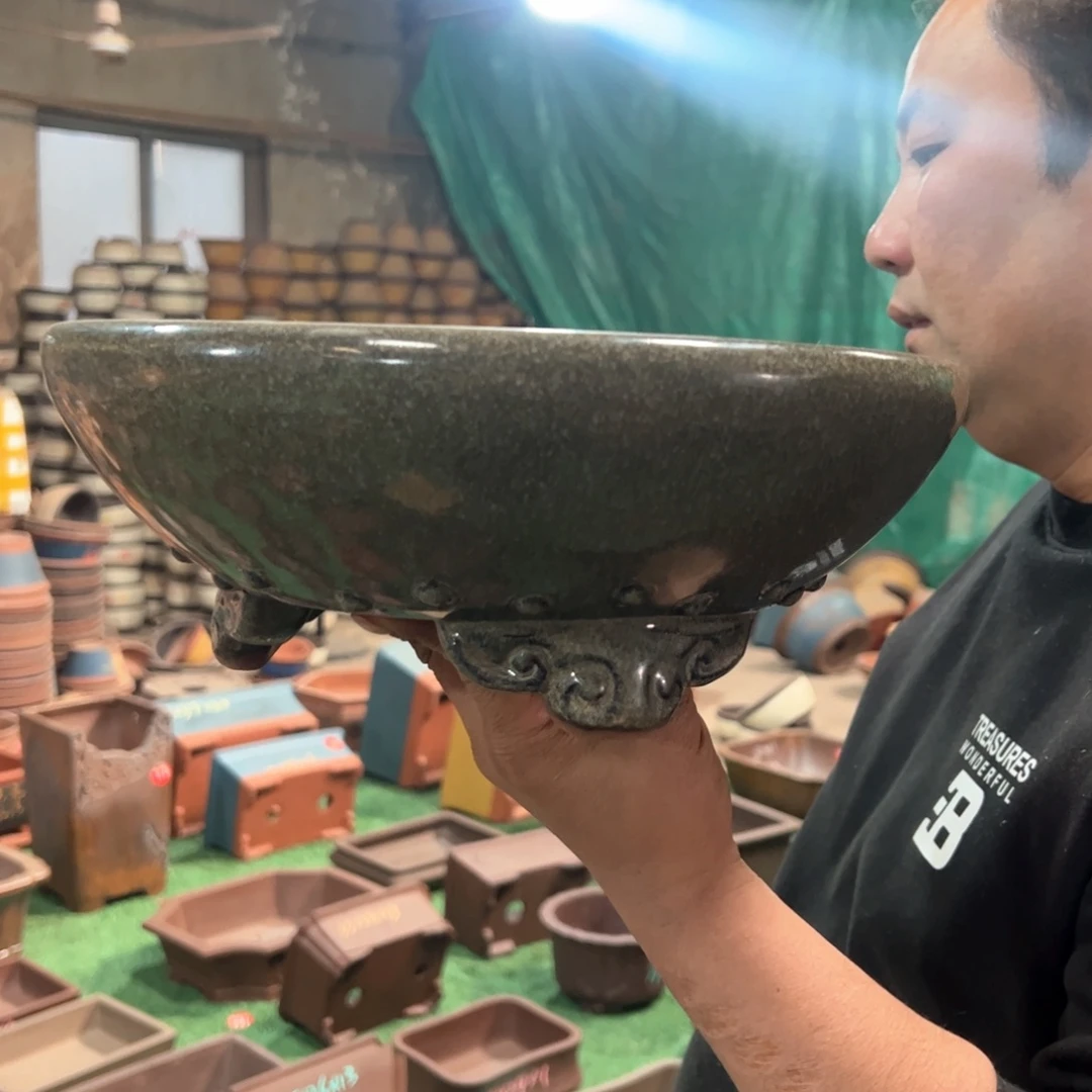 紫砂花盆紫砂花盆