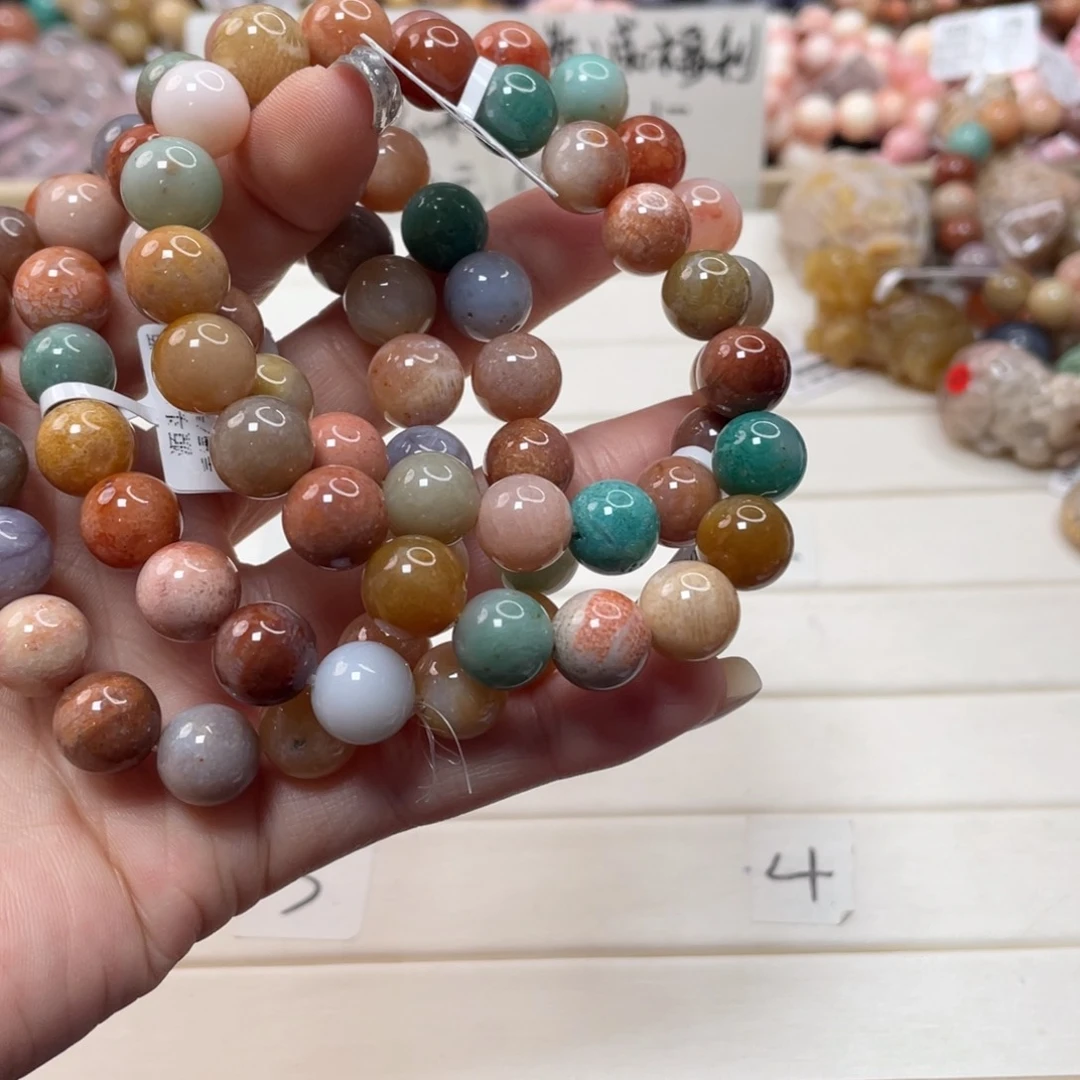 未镶嵌手链硅化玉用****1001