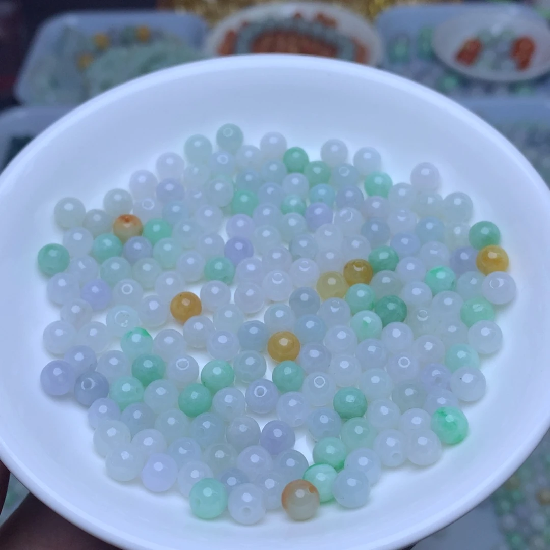 【闪购商品】未镶嵌手链翡翠卡5.3冰三彩40个