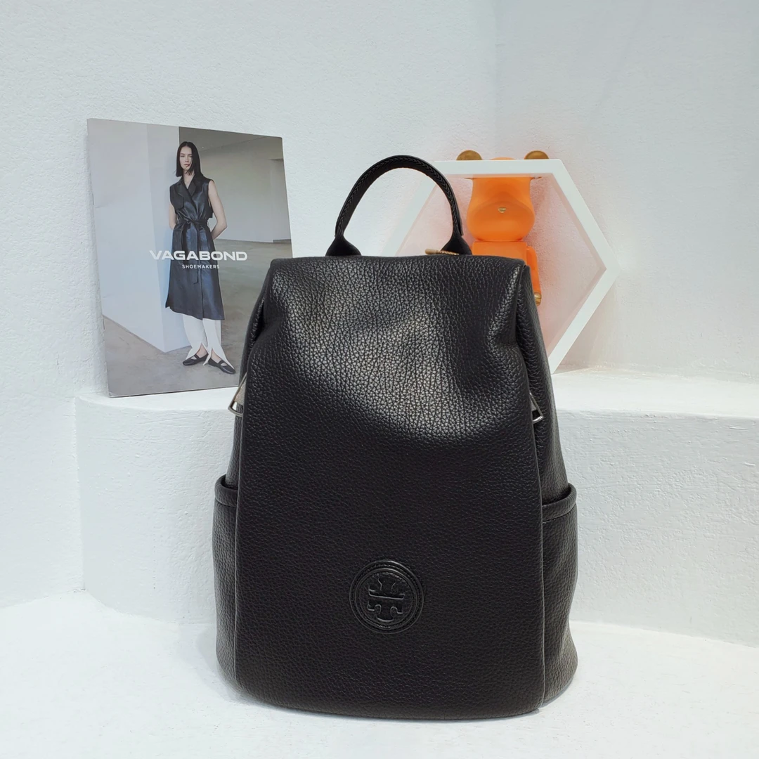 百搭休闲真皮大容量女式双肩包欧美时尚真皮旅行背包书包3201