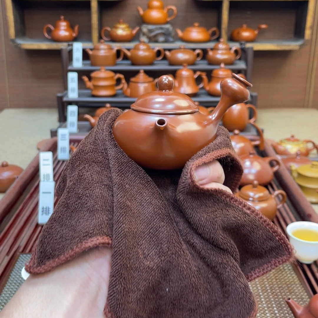 *****茶壶朱泥侧把120cc