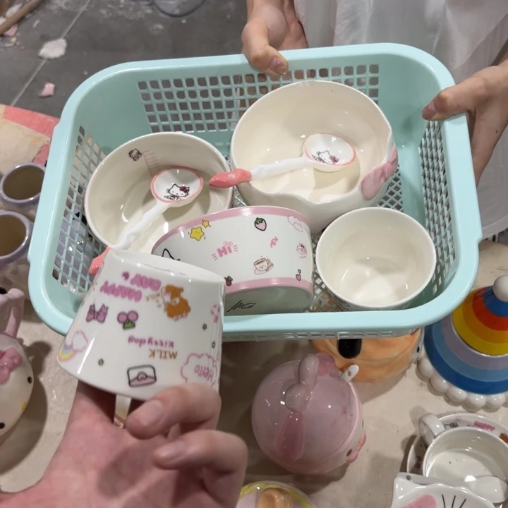 高温陶瓷釉下彩餐具家用