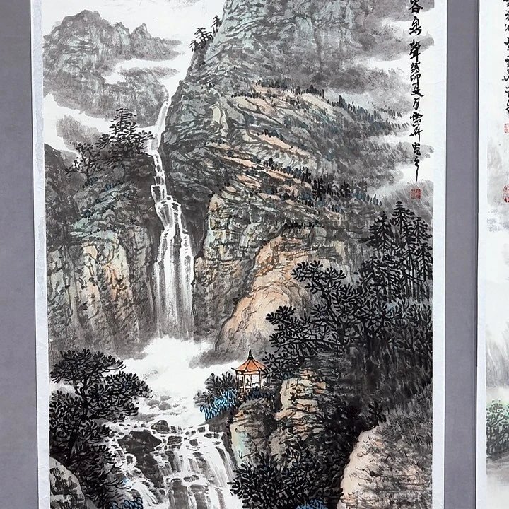 国画亲笔手绘放心去藏