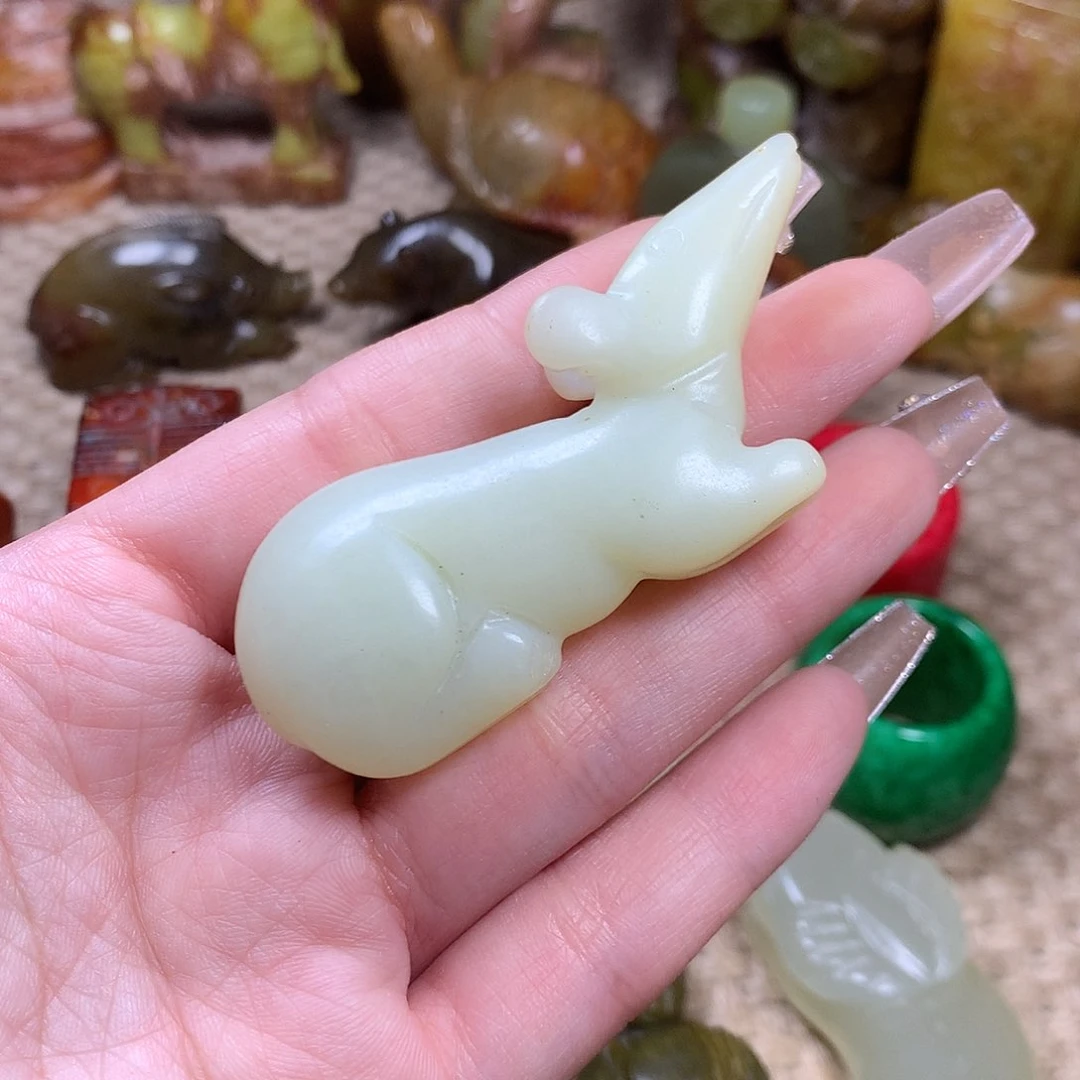 白玉菩提吊坠挂件