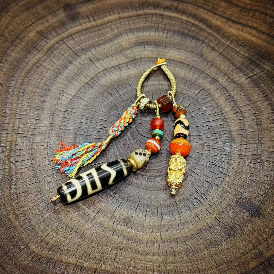 伽·元｜息增怀-原创系列天然玛瑙包挂/车挂（多样性发其一）