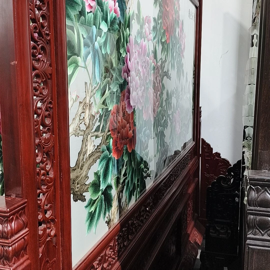 真***香织绣纯手工苏绣屏风