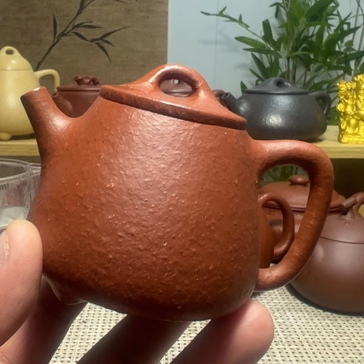 黑***曹宜兴原矿紫砂高瓢