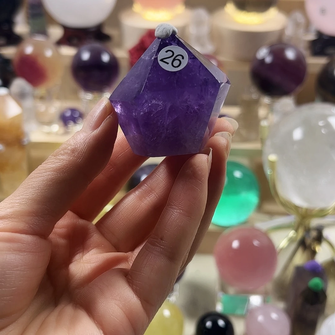 紫晶珠宝半成品未镶嵌18