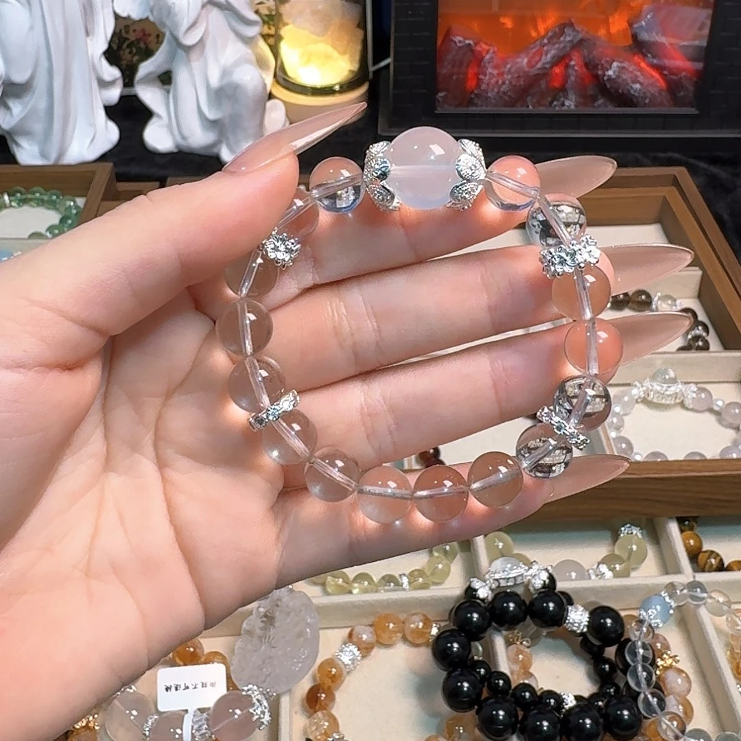 水晶手链未镶嵌白水晶