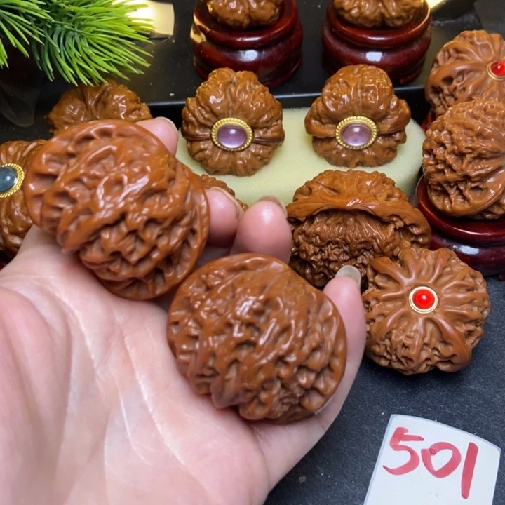 文玩核桃把件42宫灯501