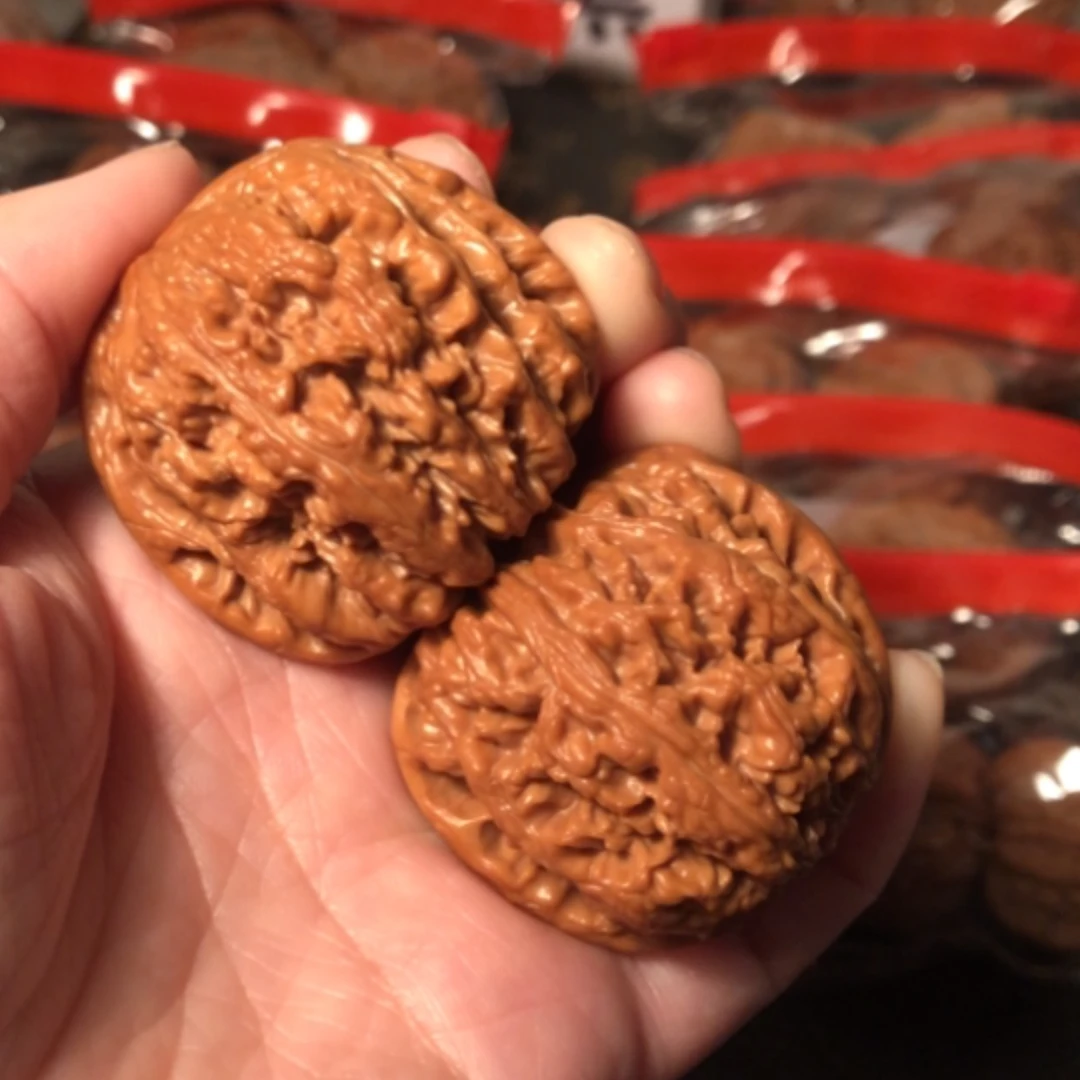 【闪购商品】文玩核桃把件大粗筋42