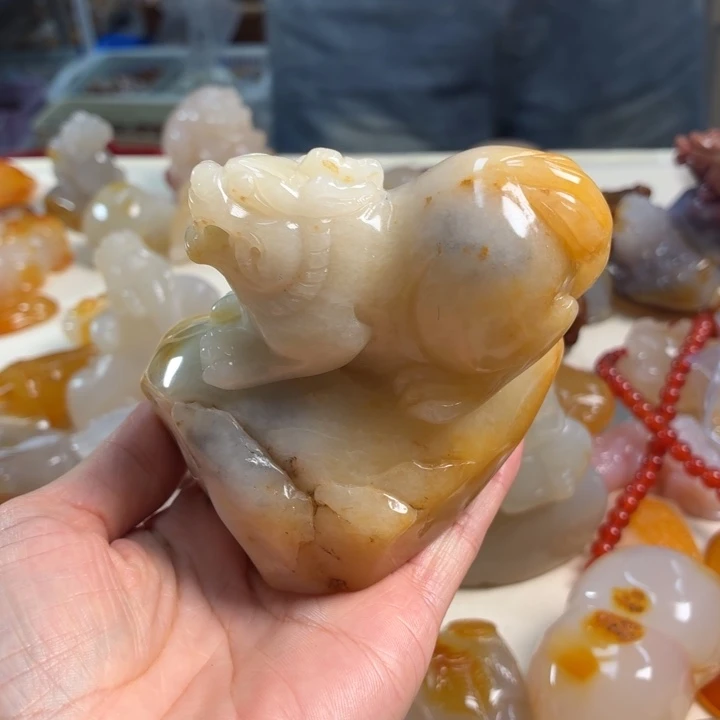 玛瑙/玉髓未镶嵌吊坠(不含链)