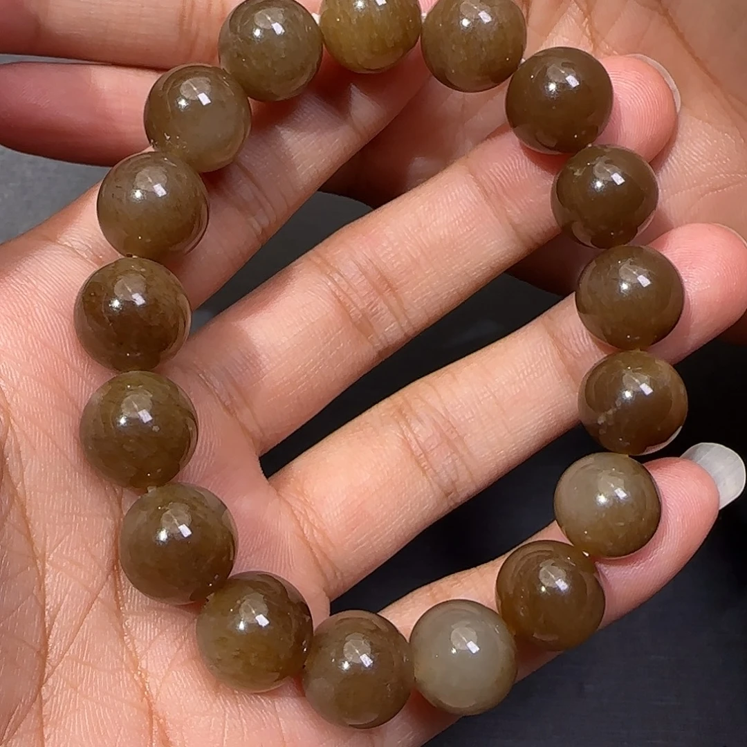 和田玉未镶嵌手链卡12手串