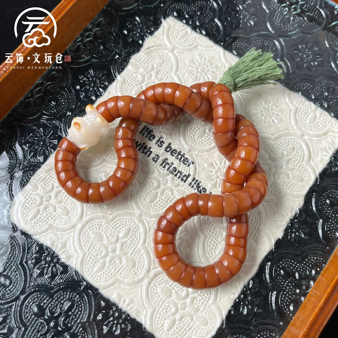 【赭环9mm】菩提根小肠双圈  CP021-807