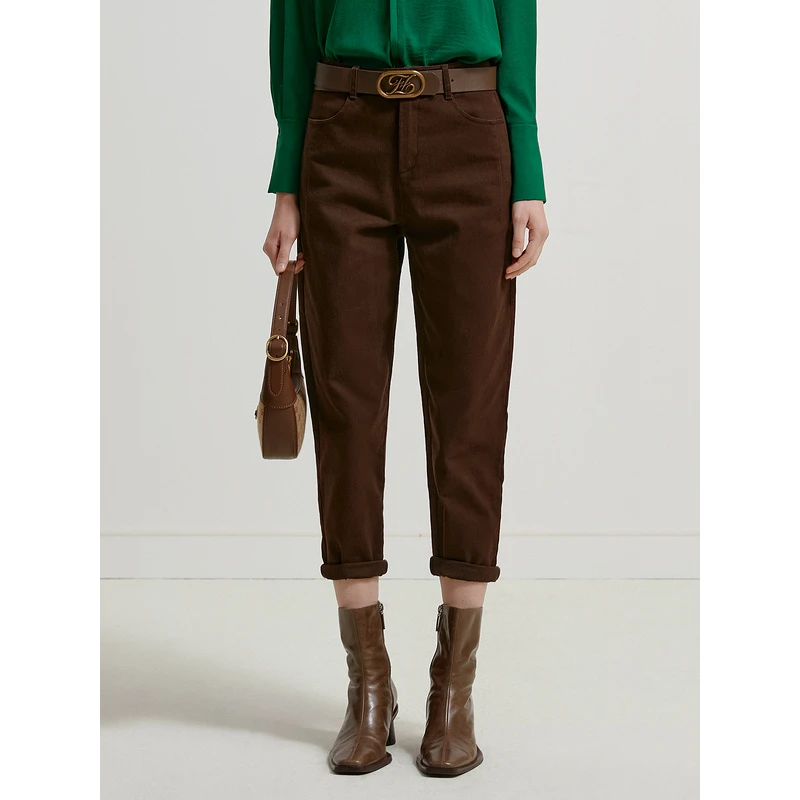 【力力淘】莱芙艾迪儿百搭休闲裤1W3K74116