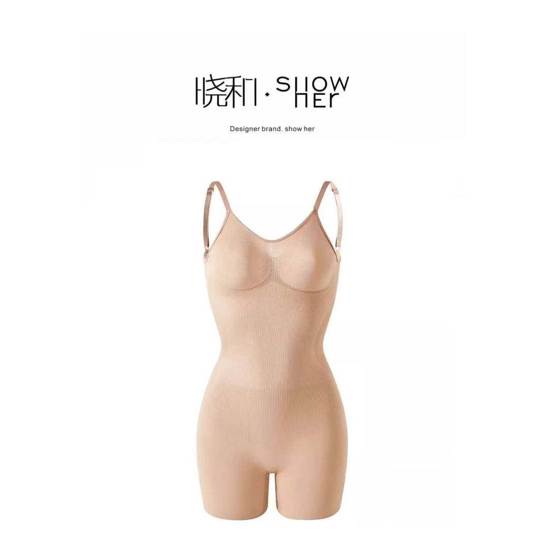 SHOW HER 「小和同款打底」身中长款连体提臀显腰显胸塑形连体衣
