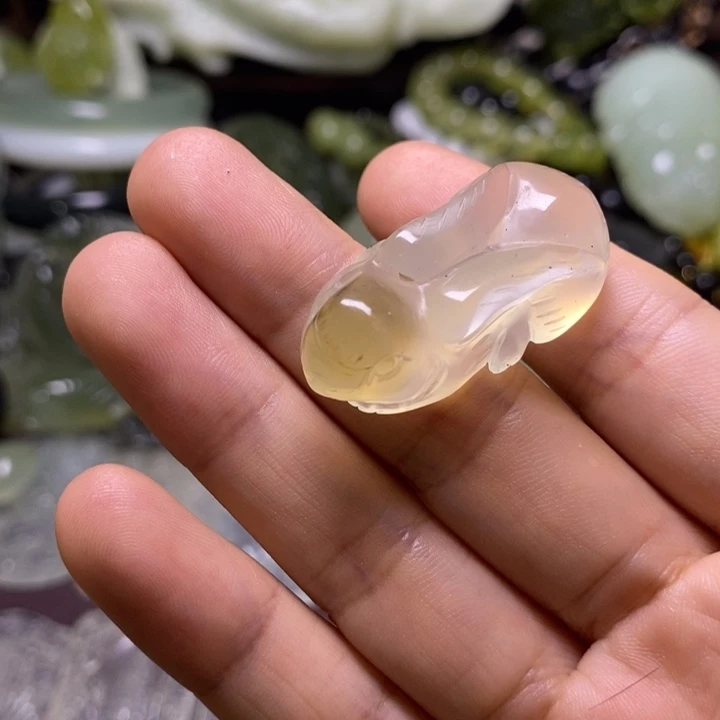 岫玉未镶嵌岫玉挂件