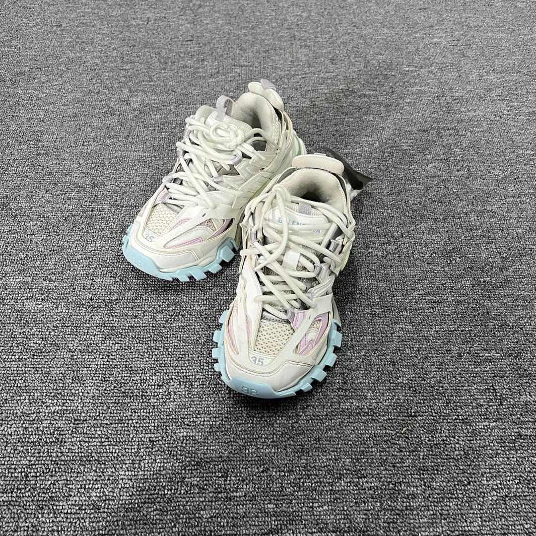 95新 Balenciaga/巴黎世家 Track 白蓝老爹鞋 35码/95新/无配件