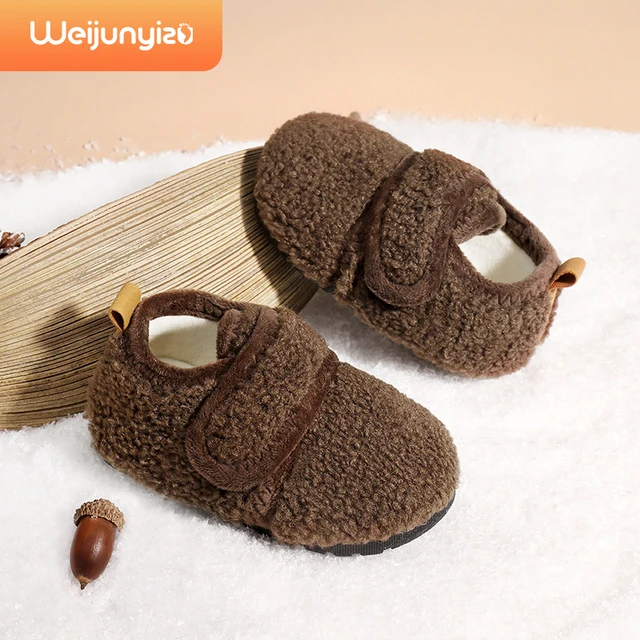 儿童棉拖鞋冬季男童家居鞋室内鞋宝宝小孩地板鞋秋冬女童2025新款