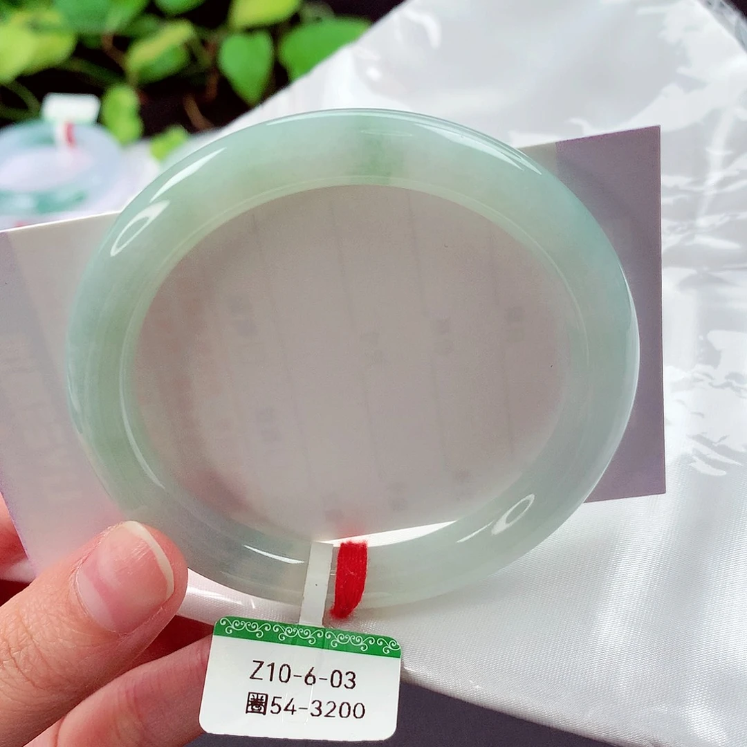 翡翠未镶嵌手镯缅甸天然a货翡翠手镯