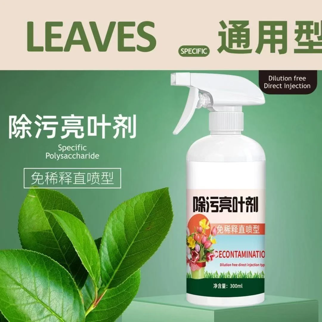 【除污亮叶剂】植物增亮不伤水培恢复光泽亮叶光亮剂专用