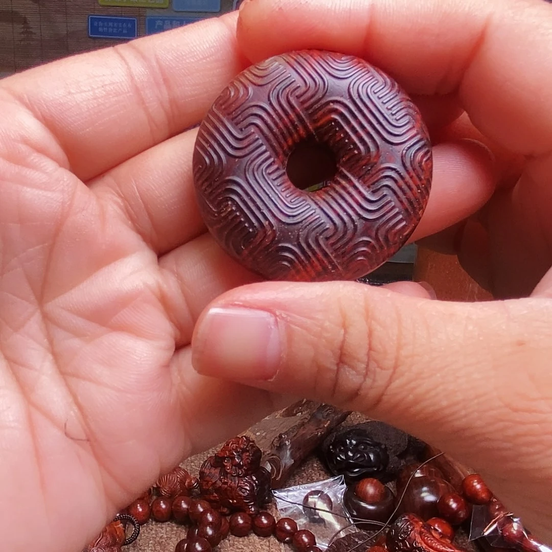 檀香紫檀（小叶紫檀）把件男*累